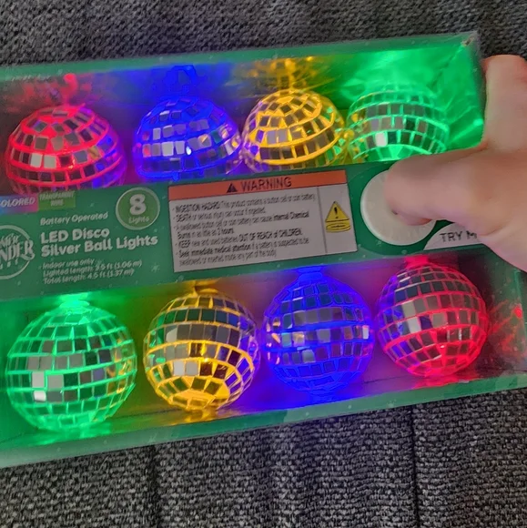 Battery Operated Disco Ball Lights - Picture 3 of 6
